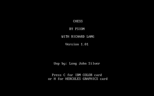 Psion Chess Psion Chess
