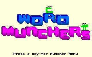 Word Munchers Word Munchers