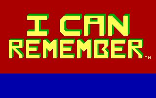 Fisher-Price: I Can Remember Fisher-Price: I Can Remember