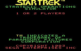 Star Trek: Strategic Operations Simulator Star Trek: Strategic Operations Simulator