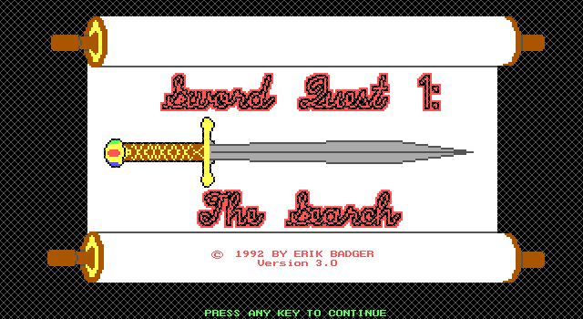 Sword Quest 1: The Search Sword Quest 1: The Search