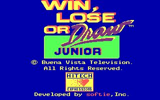 Win, Lose, or Draw Junior (1989)