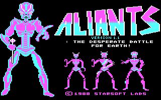 Aliants: The Desperate Battle For Earth!