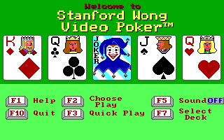 Stanford Wong Video Poker