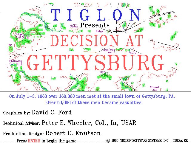 Decision at Gettysburg Decision at Gettysburg