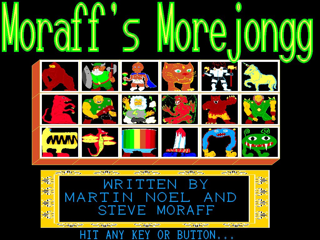 Moraff's Morejongg Moraff's Morejongg