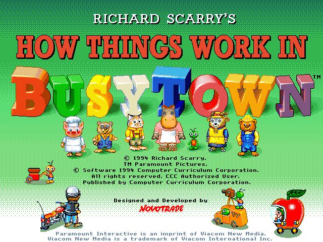Richard Scarry's How Things Work in Busytown Richard Scarry's How Things Work in Busytown
