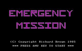 Emergency Mission Emergency Mission