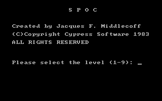 SPOC the Chess Master SPOC the Chess Master