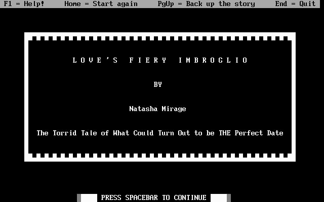 Love's Fiery Imbroglio Love's Fiery Imbroglio