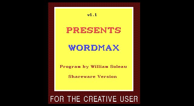 WordMax WordMax