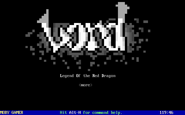 Legend of the Red Dragon Legend of the Red Dragon