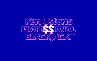 Ken Uston's Professional Blackjack Ken Uston's Professional Blackjack