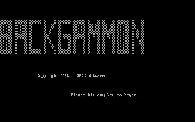 Backgammon (1982) Backgammon (1982)