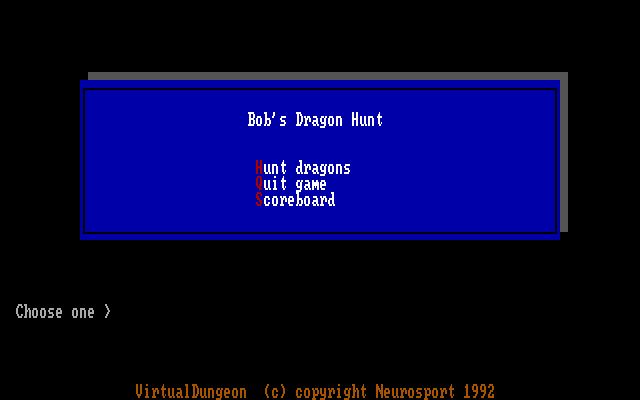 Bob's Dragon Hunt Bob's Dragon Hunt
