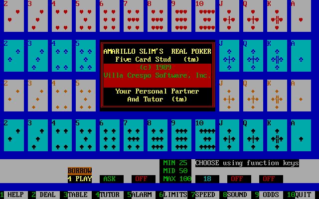 Amarillo Slim's Real Poker: 5 Card Stud