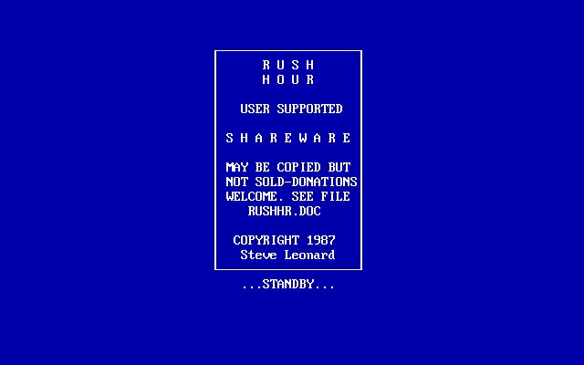 Rush Hour Rush Hour