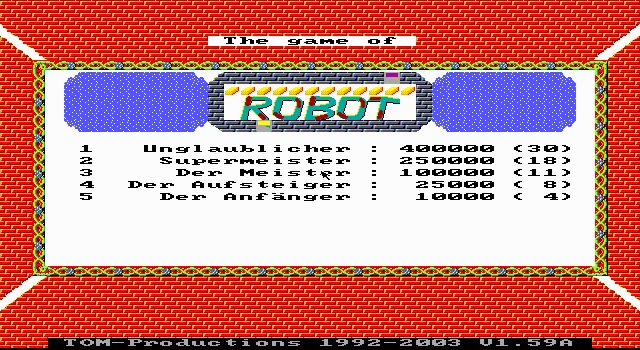 The Game of Robot The Game of Robot