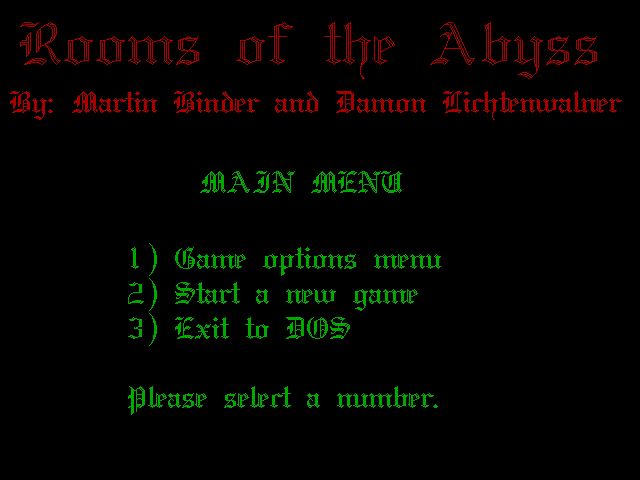 Rooms of the Abyss Rooms of the Abyss