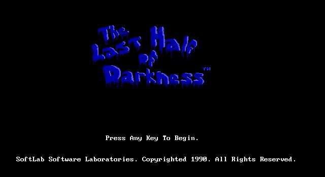 Last Half of Darkness Last Half of Darkness