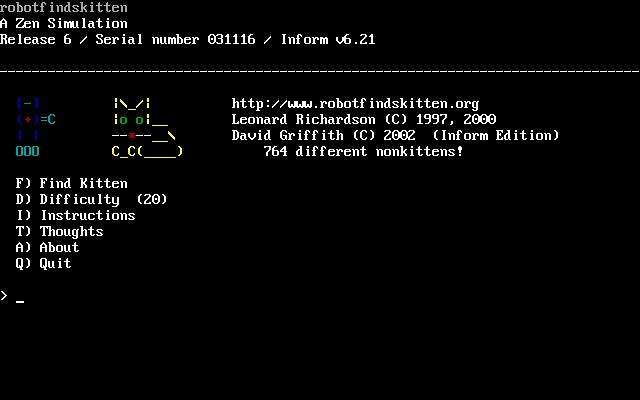 robotfindskitten robotfindskitten