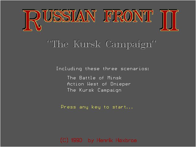 Russian Front II: The Kursk Campaign Russian Front II: The Kursk Campaign