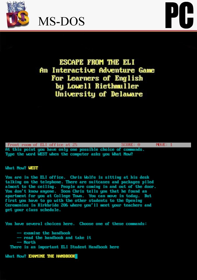 Escape from the ELI Escape from the ELI