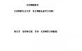 Combat: Conflict Simulation