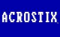 Acrostix