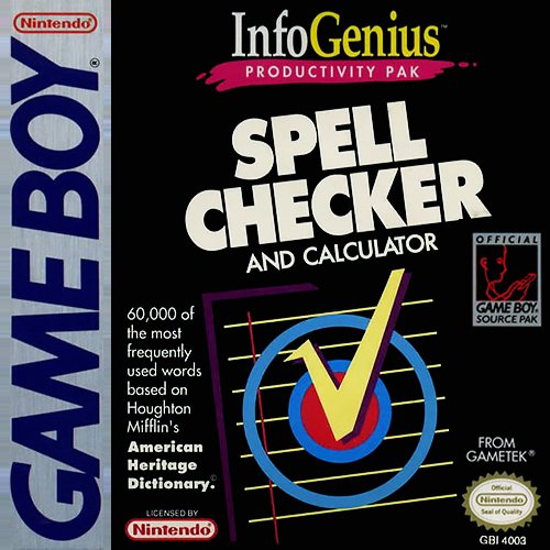 InfoGenius Productivity Pak: Spell Checker and Calculator InfoGenius Productivity Pak: Spell Checker and Calculator