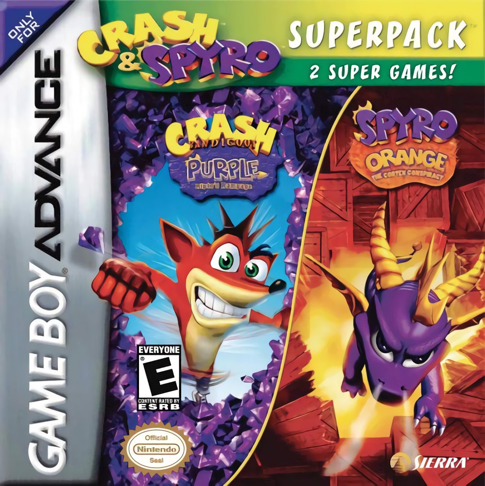 Crash & Spyro Superpack: Crash Bandicoot Purple: Ripto's Rampage & Spyro Orange: The Cortex Conspiracy Crash & Spyro Superpack: Crash Bandicoot Purple: Ripto's Rampage & Spyro Orange: The Cortex Conspiracy