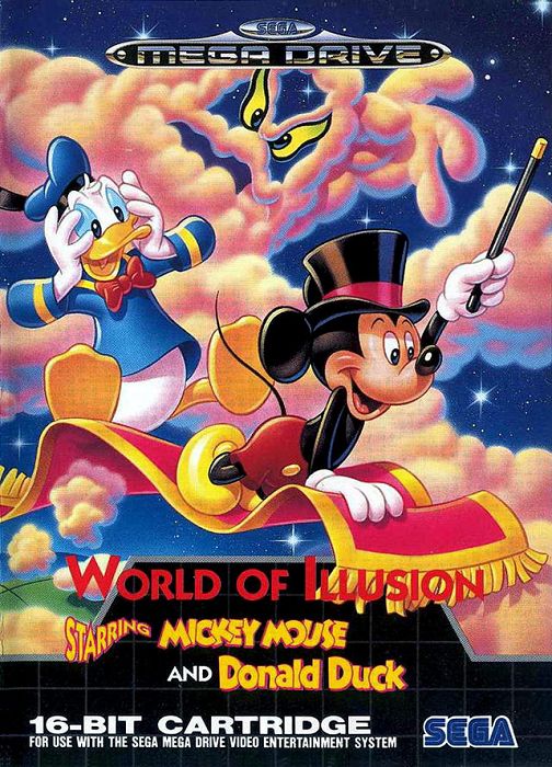 World of Illusion starring Mickey Mouse and Donald Duck