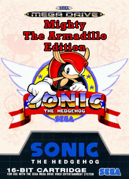 Mighty the Armadillo in Sonic the Hedgehog Sega Genesis Game