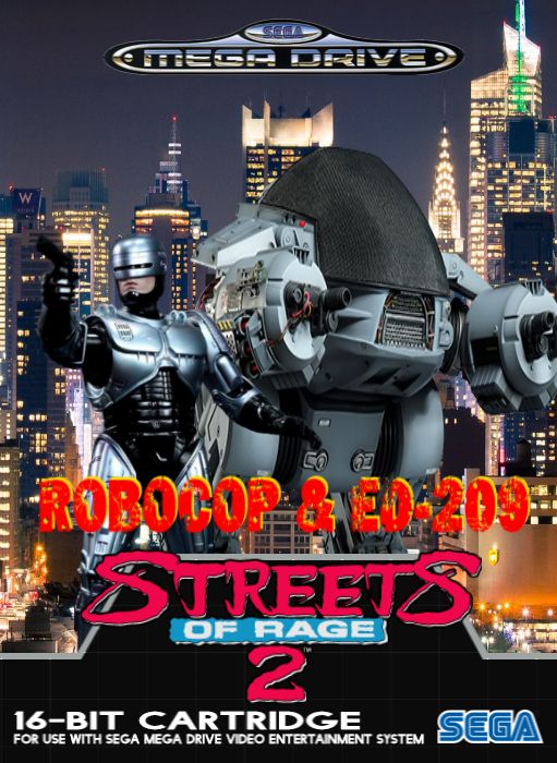 Streets of Rage 2: Robocop & ED-209