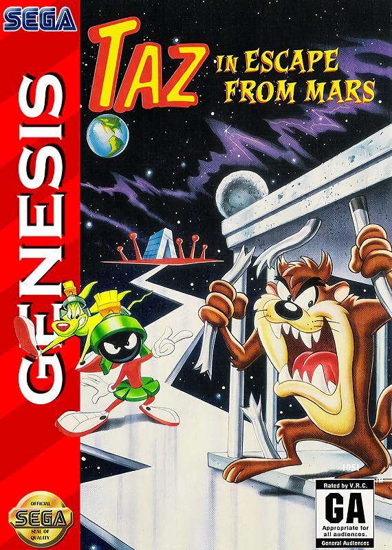 Taz in Escape from Mars Taz in Escape from Mars