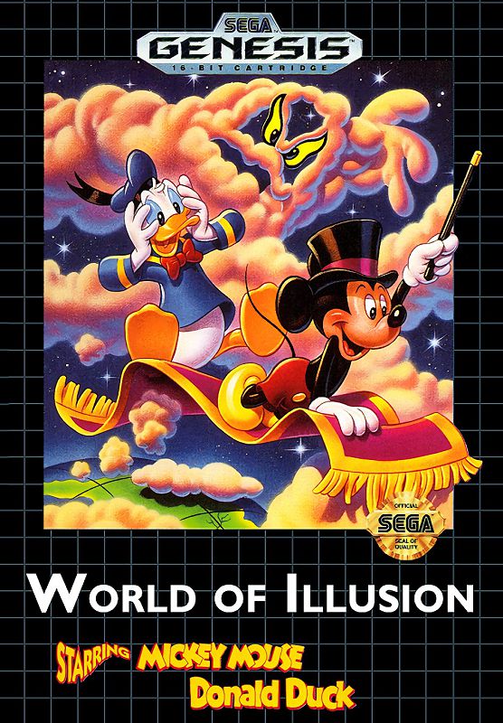 World of Illusion starring Mickey Mouse and Donald Duck