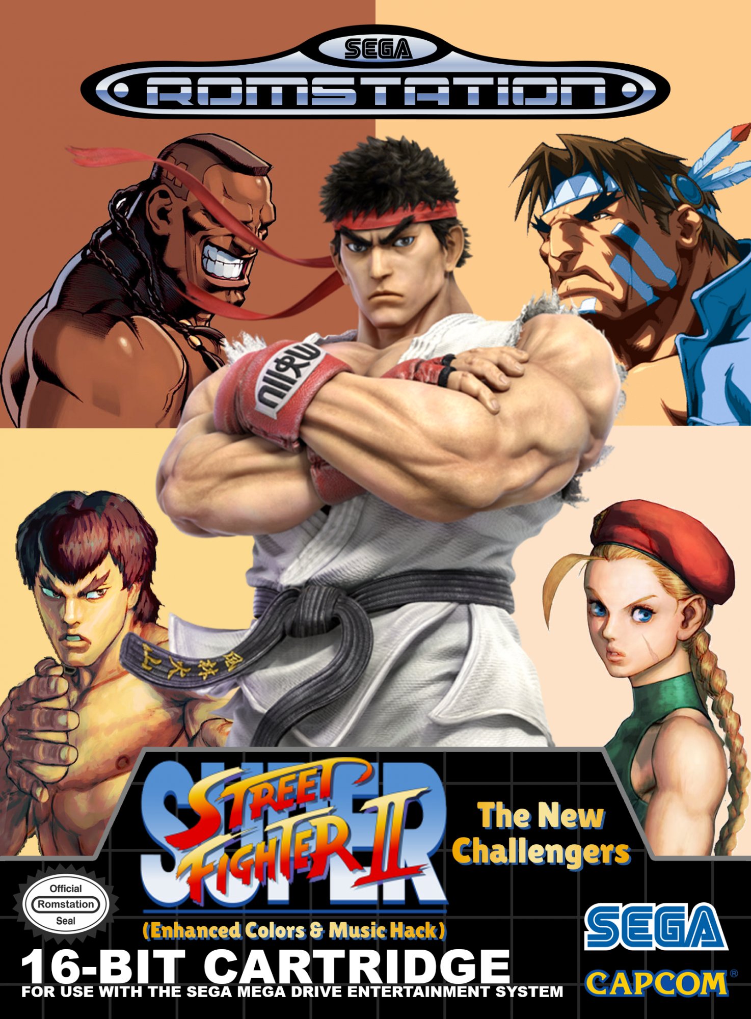 Super Street Fighter II: The New Challengers (Enhanced Colors & Music Hack)