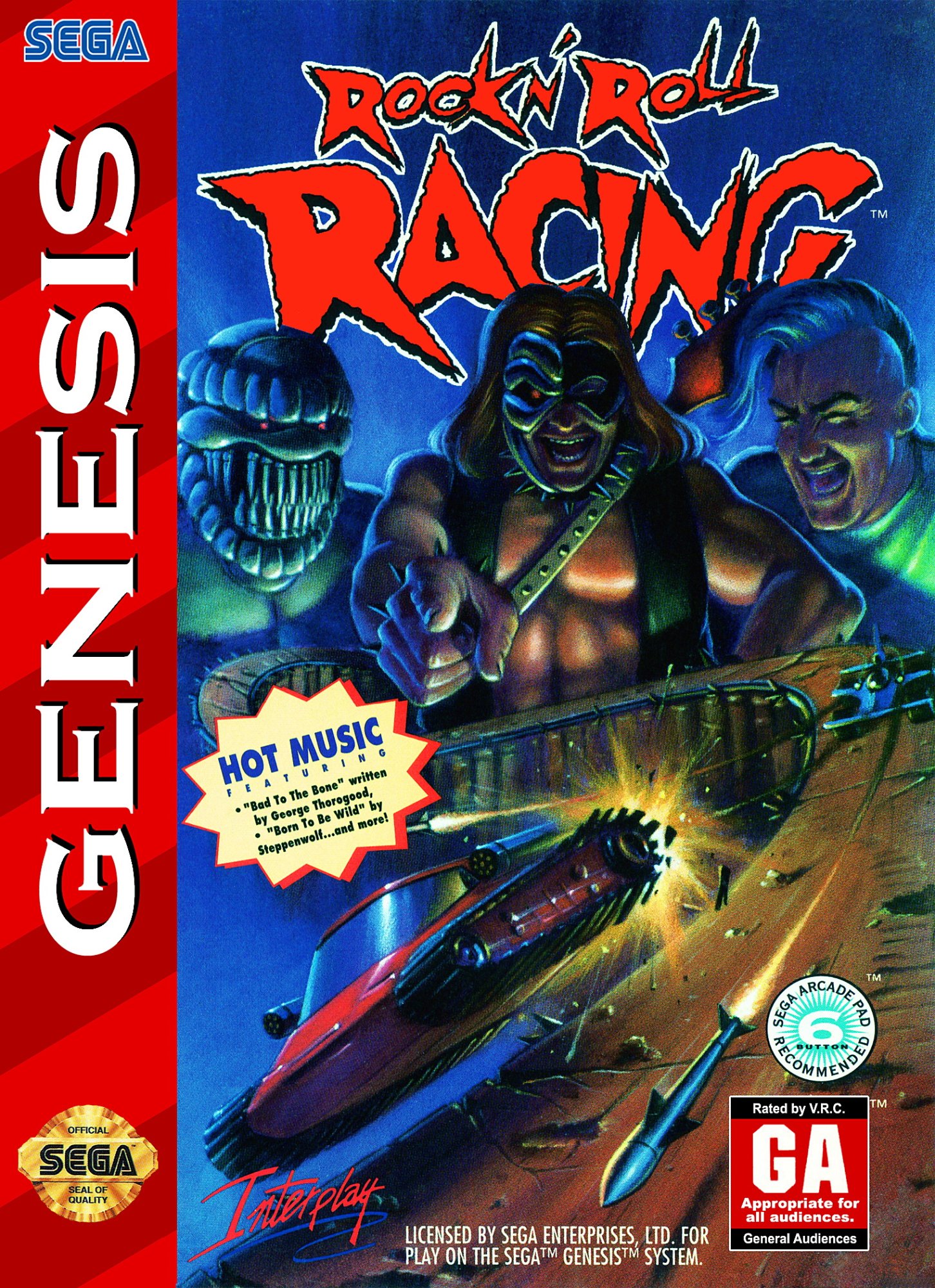 Rock n' Roll Racing Hack v16 + Music Improvement Rock n' Roll Racing Hack v16 + Music Improvement