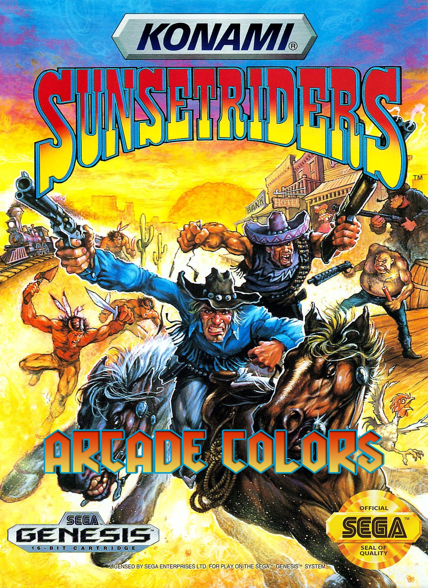 Sunset Riders - Arcade Colors Sunset Riders - Arcade Colors