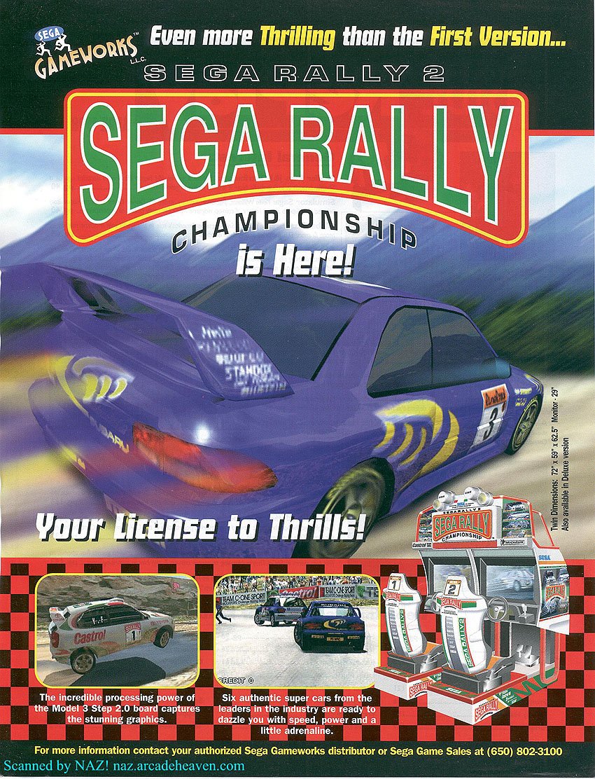 Sega Rally 2: Sega Rally Championship Sega Rally 2: Sega Rally Championship