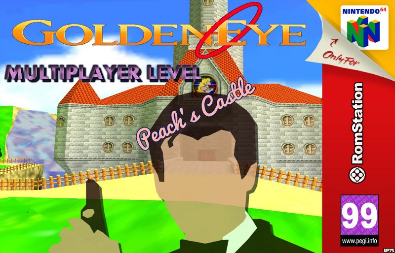 GoldenEye Multiplayer Level: Peach's Castle
