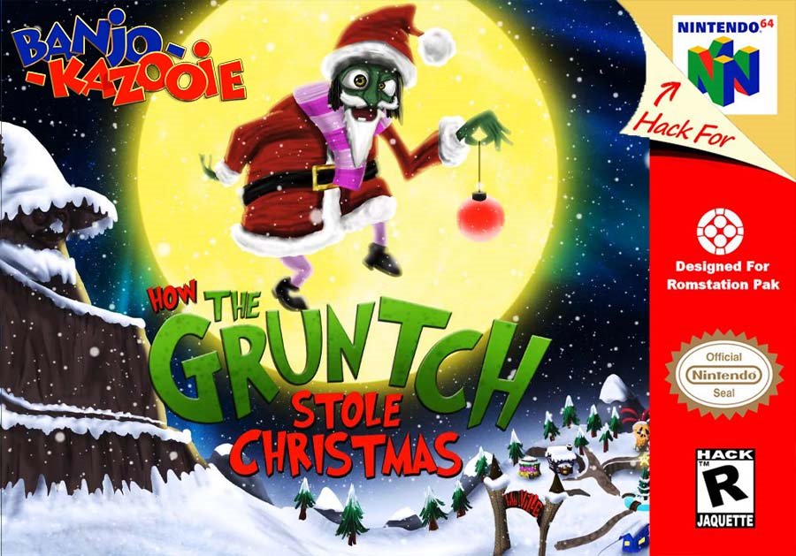 Banjo Kazooie Gruntch stole Christmas Banjo Kazooie Gruntch stole Christmas