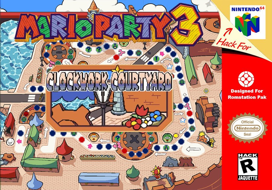 Mario Party 3: Clockwork Courtyard Mario Party 3: Clockwork Courtyard