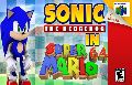 Sonic in Super Mario 64
