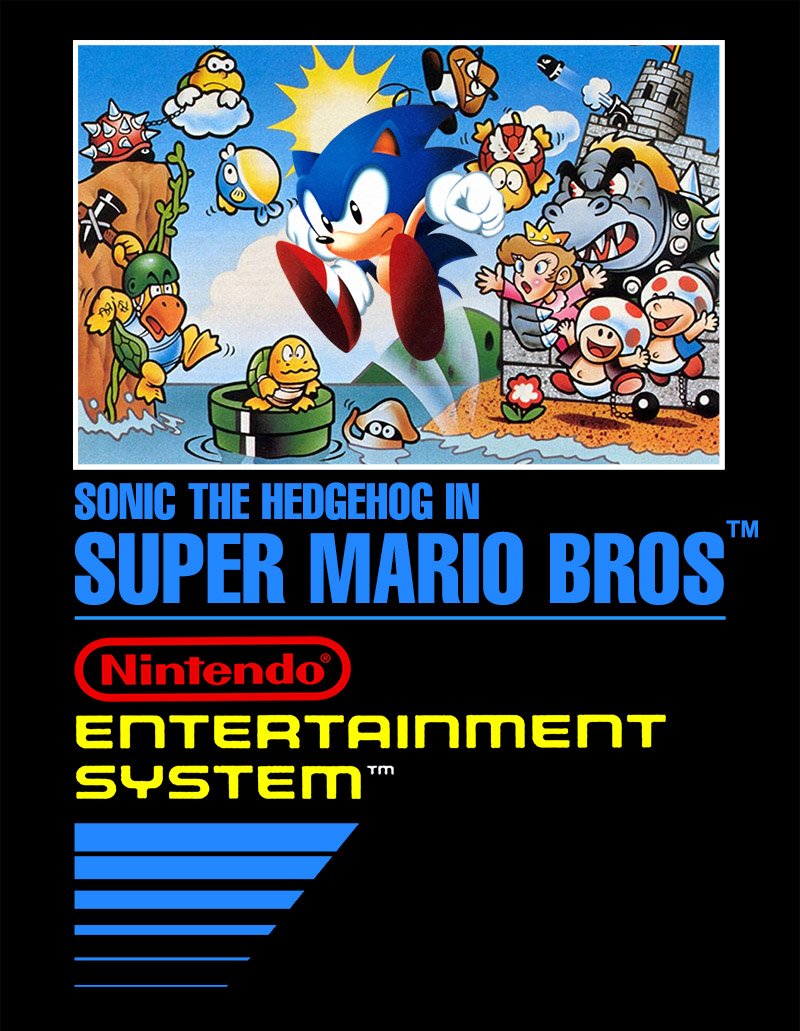 Sonic in SMB1 Sonic in SMB1