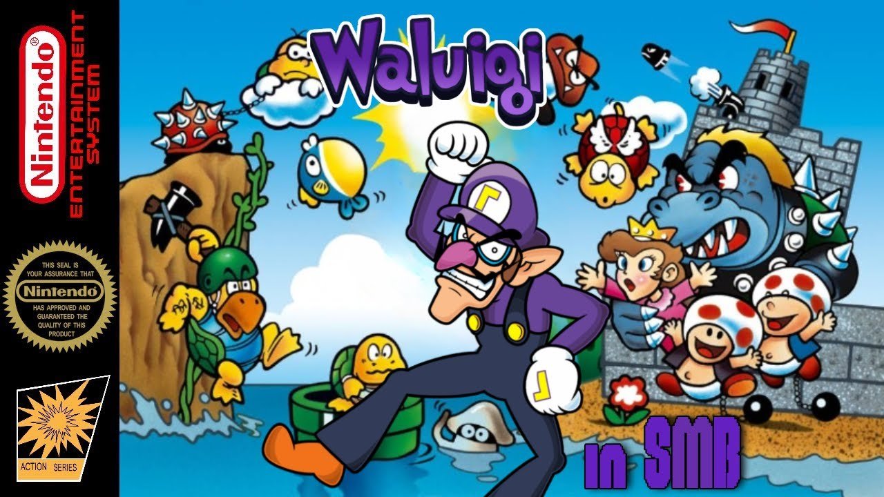 Waluigi in SMB1 Waluigi in SMB1