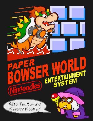 Paper Bowser World Paper Bowser World
