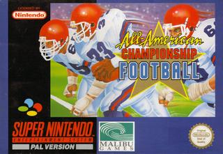 All-American Championship Football All-American Championship Football