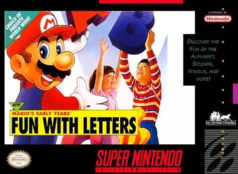 Mario's Early Years!: Fun with Letters