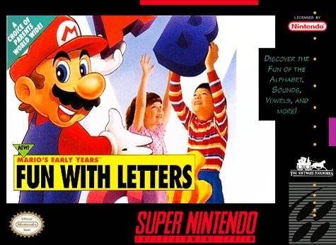 Mario's Early Years!: Fun with Letters Mario's Early Years!: Fun with Letters